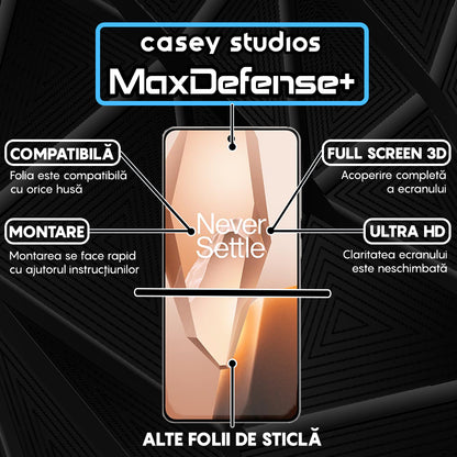 Folie Sticla MaxDefense+ - OnePlus 13R - Clear