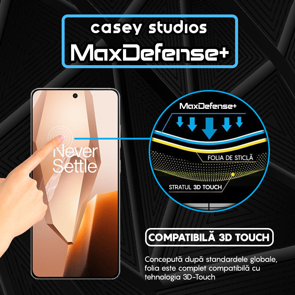 Folie Sticla MaxDefense+ - OnePlus 13R - Clear