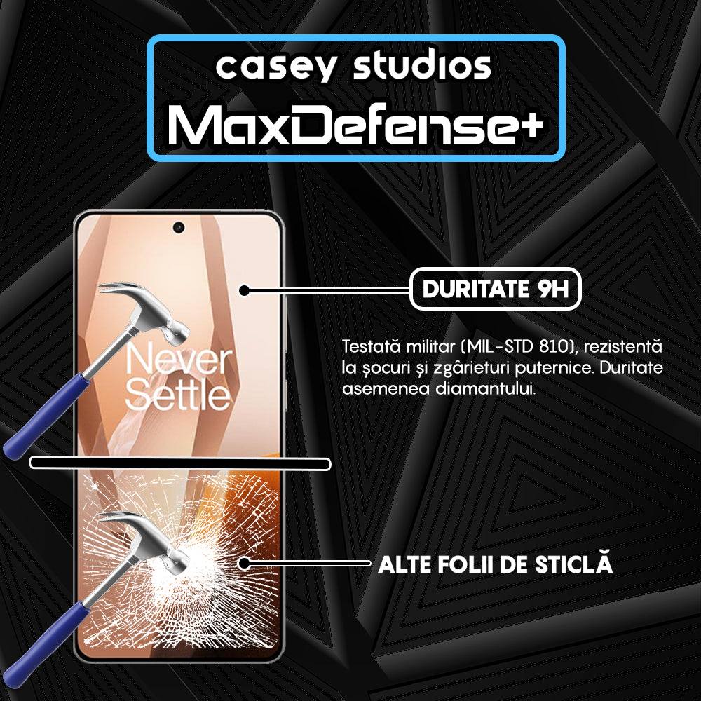 Folie Sticla MaxDefense+ - OnePlus 13R - Clear