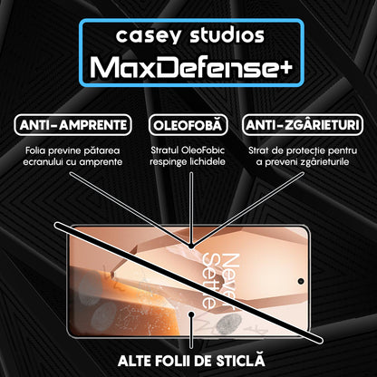 Folie Sticla MaxDefense+ - OnePlus 13R - Clear