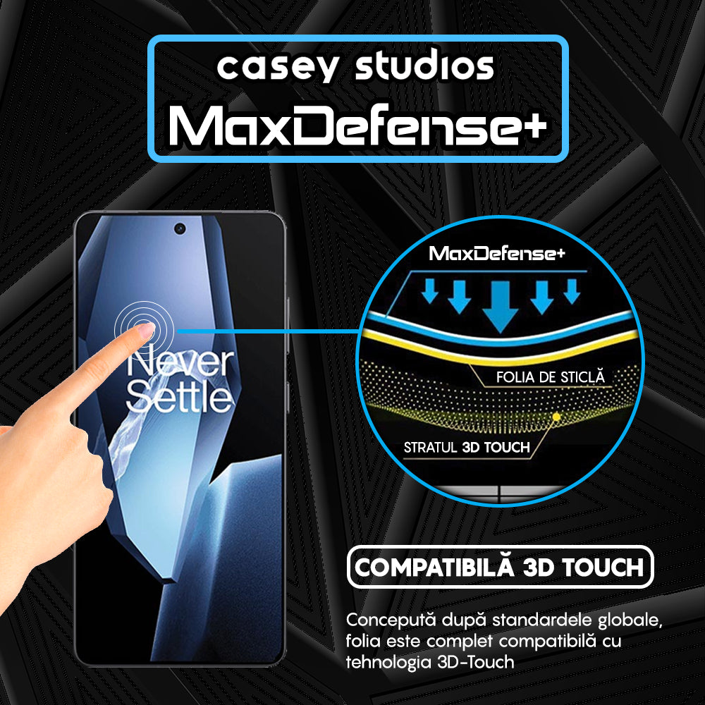 Folie Sticla MaxDefense+ - OnePlus Ace 5 - Clear