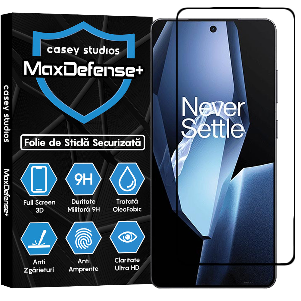 Folie Sticla MaxDefense+ - OnePlus Ace 5 - Clear