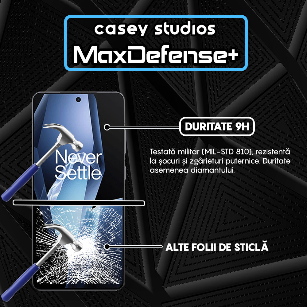 Folie Sticla MaxDefense+ - OnePlus Ace 5 - Clear