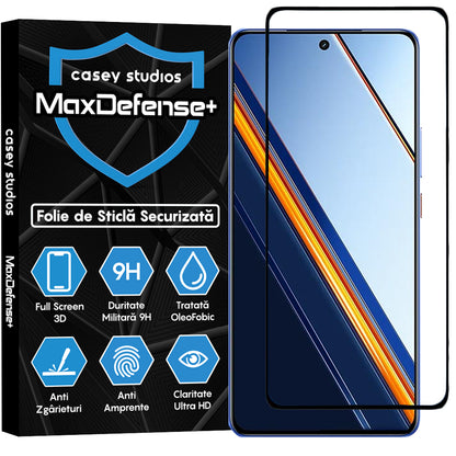 Folie Sticla MaxDefense+ - Realme Neo7 SE - Negru