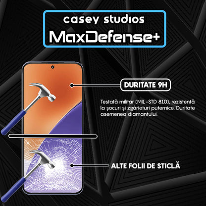 Folie Sticla MaxDefense+ - Xiaomi 15 - Negru