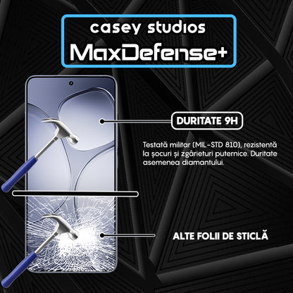Folie Sticla MaxDefense+ - Xiaomi Redmi K70 Ultra - Negru