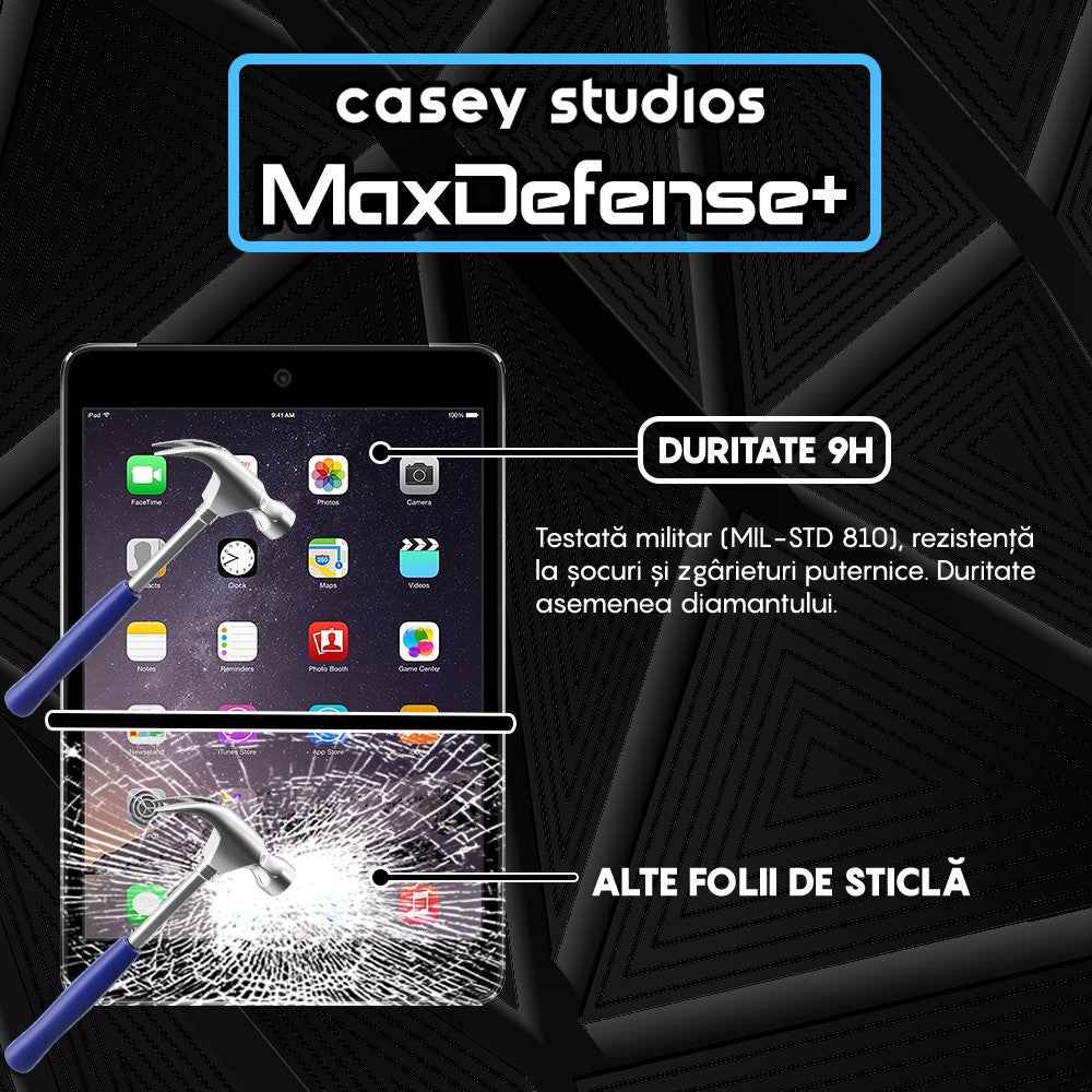 Folie Sticla MaxDefense+ - iPad Mini 2 (2013) 7.9" - Clear