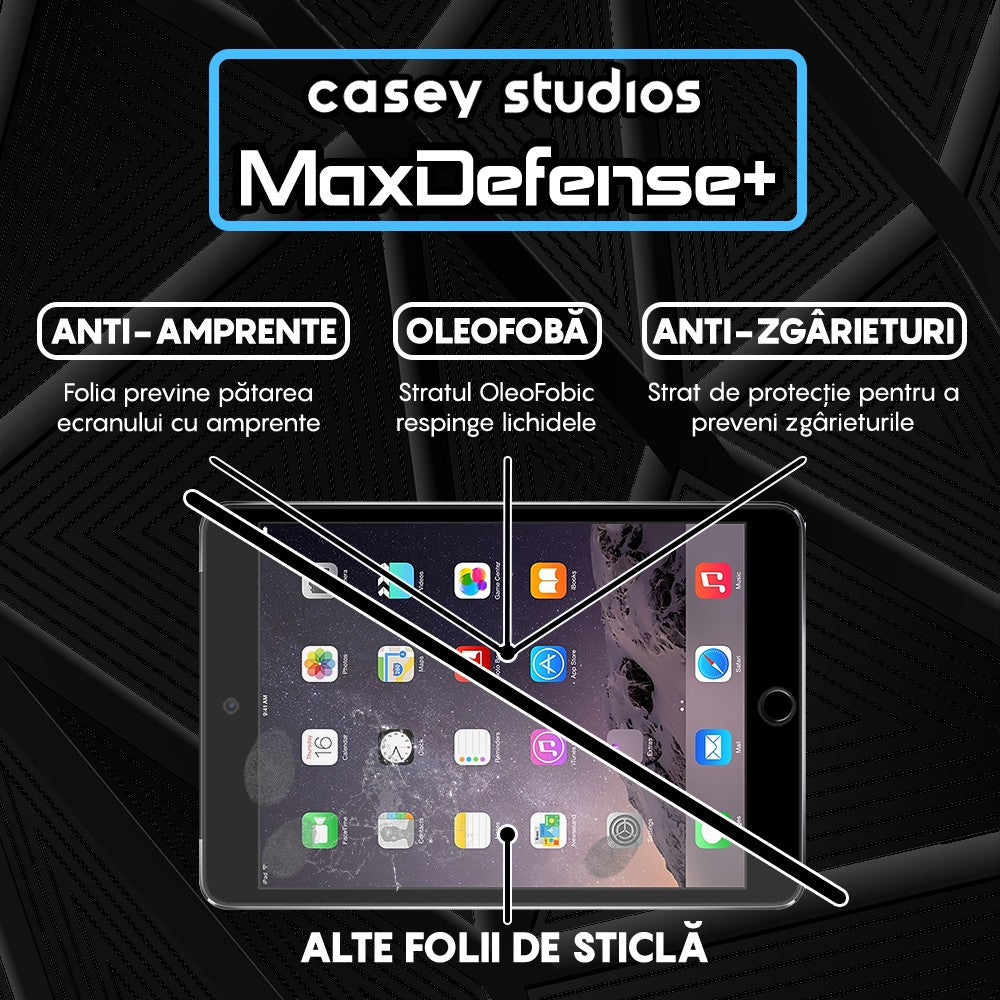 Folie Sticla MaxDefense+ - iPad Mini 3 (2014)7.9" - Clear