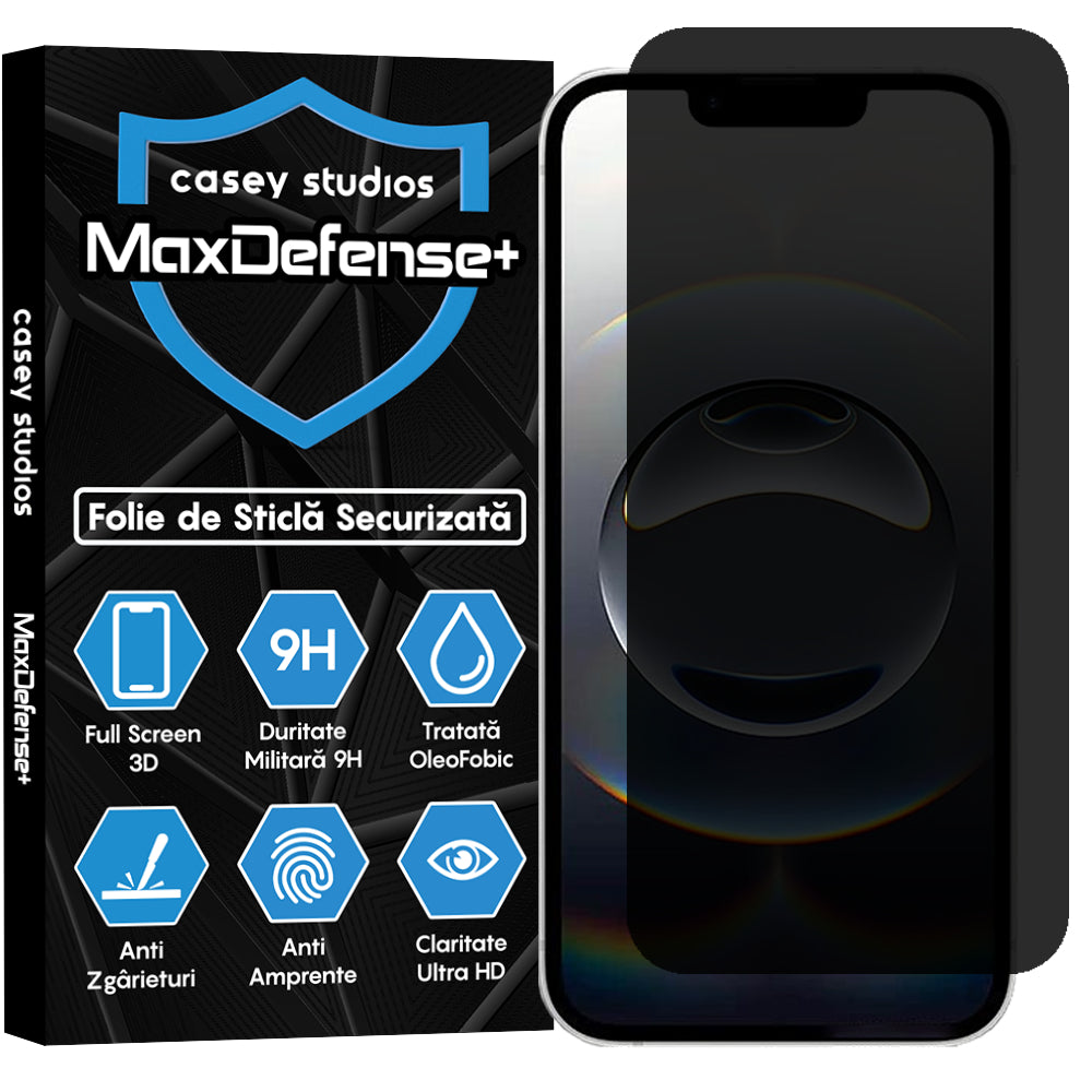 Folie Sticla MaxDefense+ - iPhone 16e - Privacy