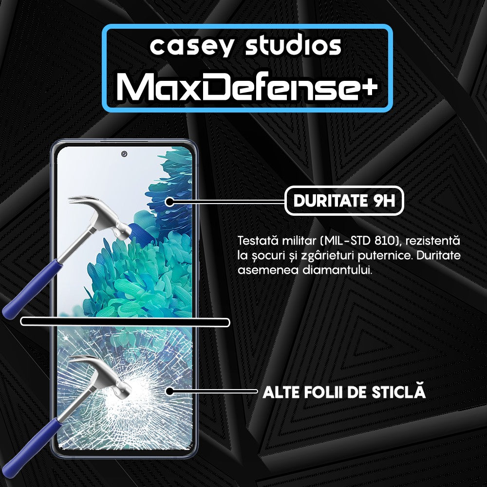 Folie Sticla MaxDefense+ - Samsung Galaxy S20 FE 4G/S20 FE 5G - Negru