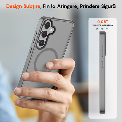 Husa MagSafe - Samsung Galaxy S24 - Gri Deschis