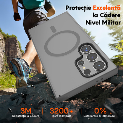 Husa MagSafe - Samsung Galaxy S24 Ultra - Gri Deschis