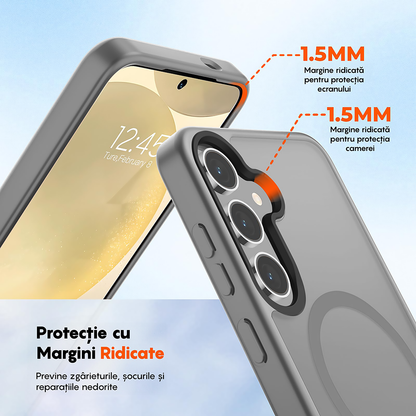 Husa MagSafe - Samsung Galaxy S24 Plus - Gri Deschis