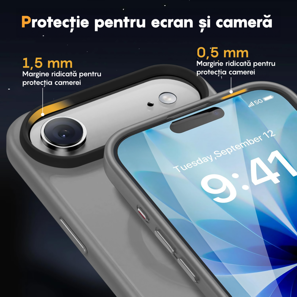 Husa MagSafe - iPhone 17 Air - Gri Deschis