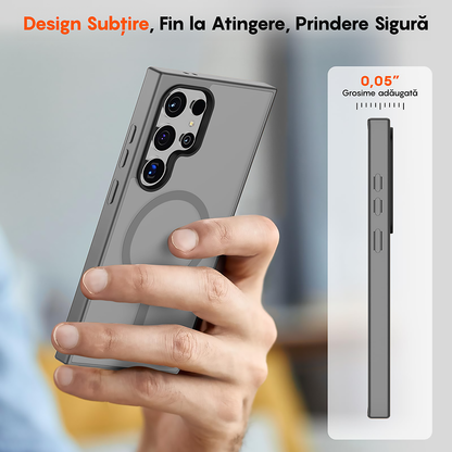 Husa MagSafe - Samsung Galaxy S24 Ultra - Gri Deschis