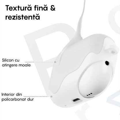 Husa Soft Silicone - AirPods 4 - Clear