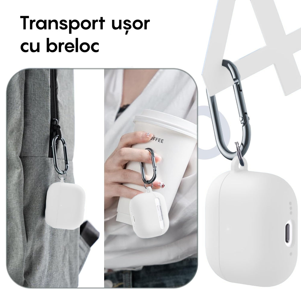 Husa Soft Silicone - AirPods 4 - Clear