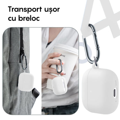 Husa Soft Silicone - AirPods 4 - Clear