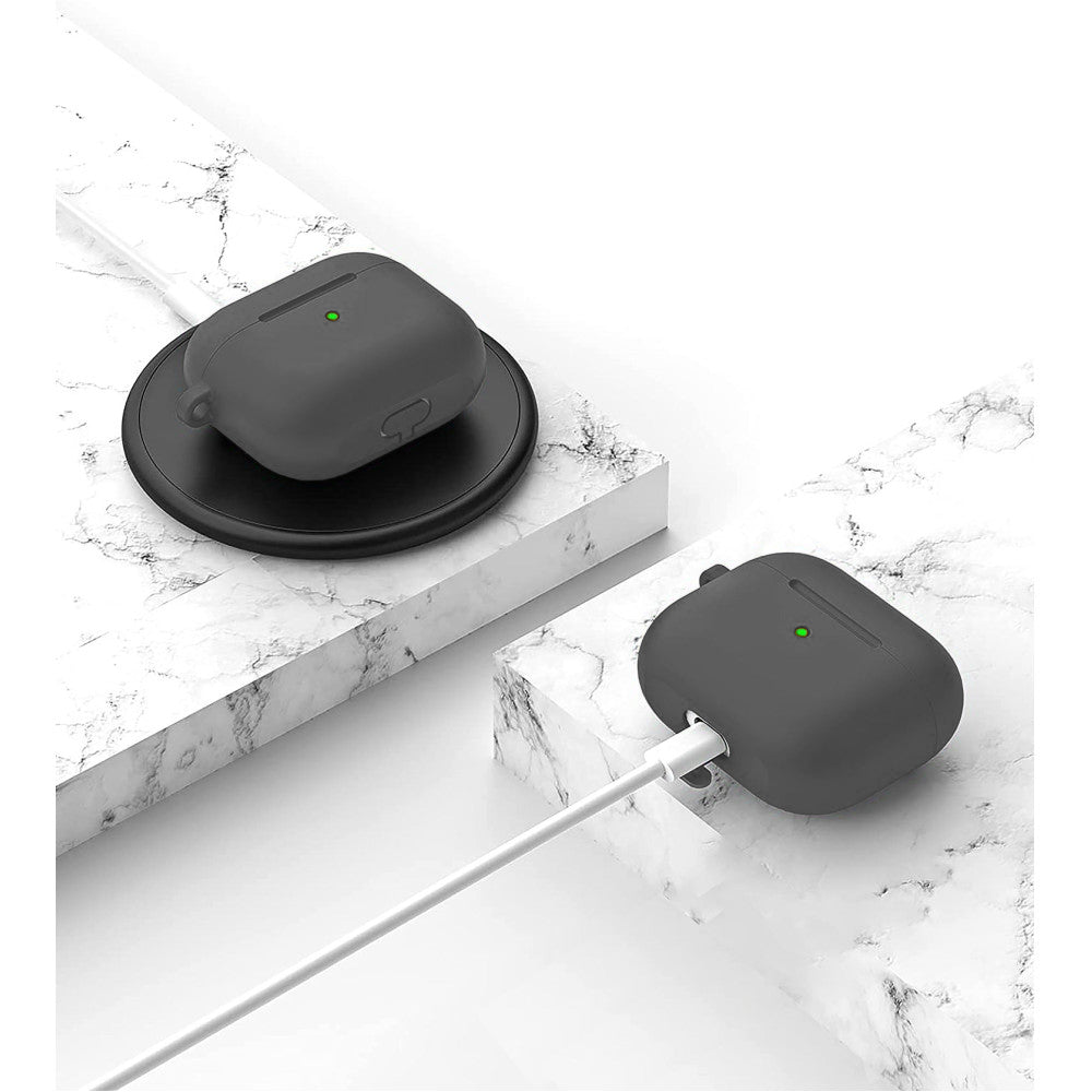 Husa Soft Silicone - AirPods 3 - Dark Gray