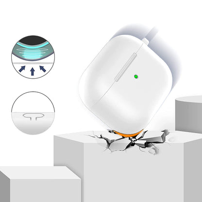Husa Soft Silicone - AirPods 3 - Alb
