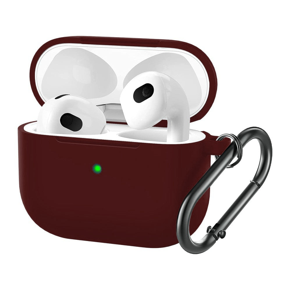 Husa Soft Silicone - AirPods 3 - Burgundy