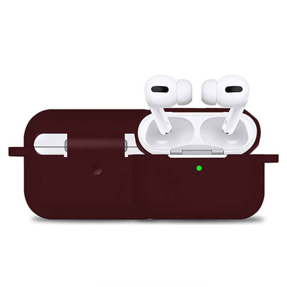 Husa Soft Silicone - AirPods Pro 1/2 - Burgundy