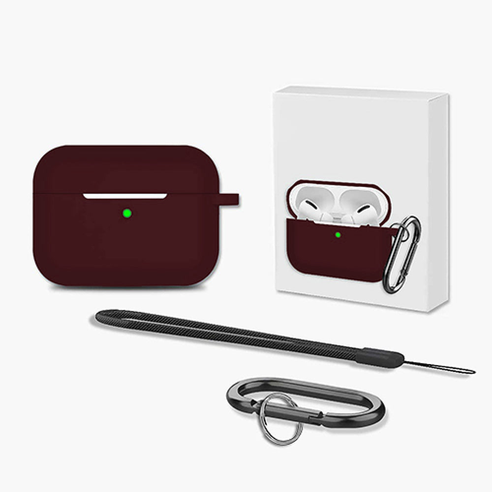 Husa Soft Silicone - AirPods Pro 1/2 - Burgundy