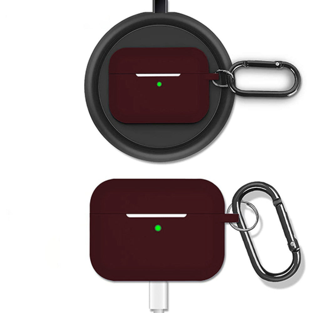 Husa Soft Silicone - AirPods Pro 1/2 - Burgundy