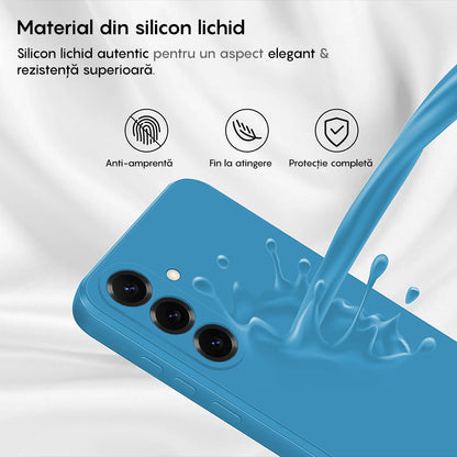 Husa Soft Silicone - Samsung Galaxy S25 Plus - Cadet Blue