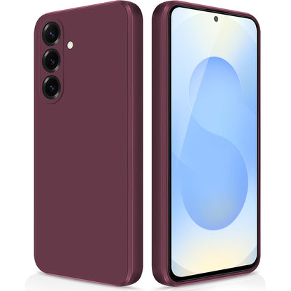 Husa Soft Silicone - Samsung Galaxy S25 - Burgundy