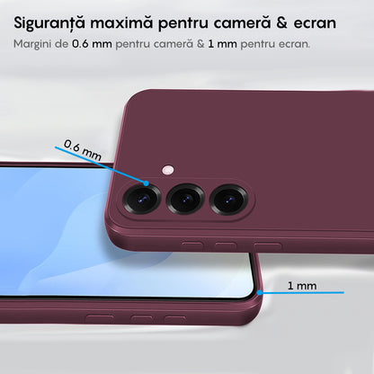 Husa Soft Silicone - Samsung Galaxy S25 - Burgundy