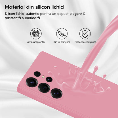 Husa Soft Silicone - Samsung Galaxy S25 Ultra - Roz