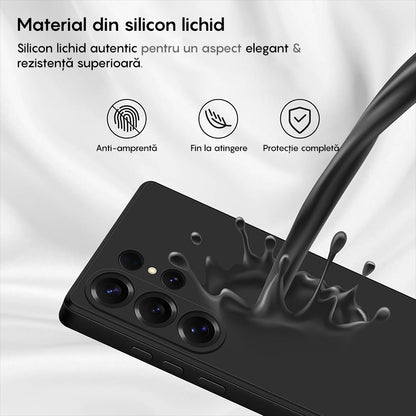 Husa Soft Silicone - Samsung Galaxy S25 Ultra - Negru