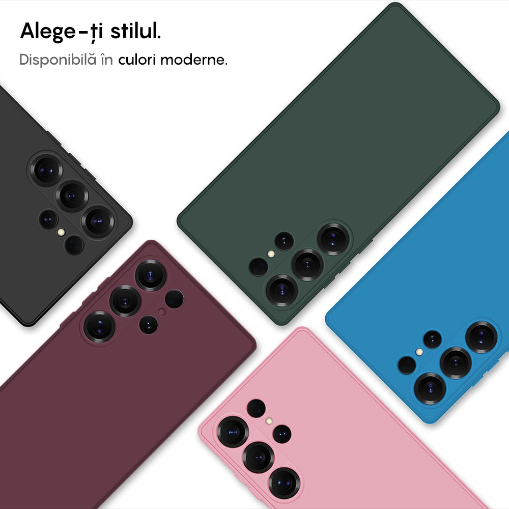 Husa Soft Silicone - Samsung Galaxy S25 Ultra - Roz