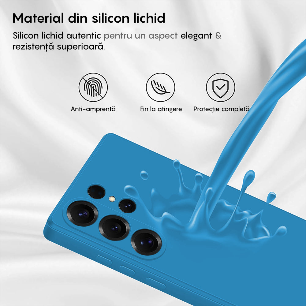 Husa Soft Silicone - Samsung Galaxy S25 Ultra - Cadet Blue
