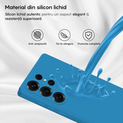 Husa Soft Silicone - Samsung Galaxy S25 Ultra - Cadet Blue