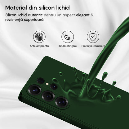 Husa Soft Silicone - Samsung Galaxy S25 Ultra - Webster Green