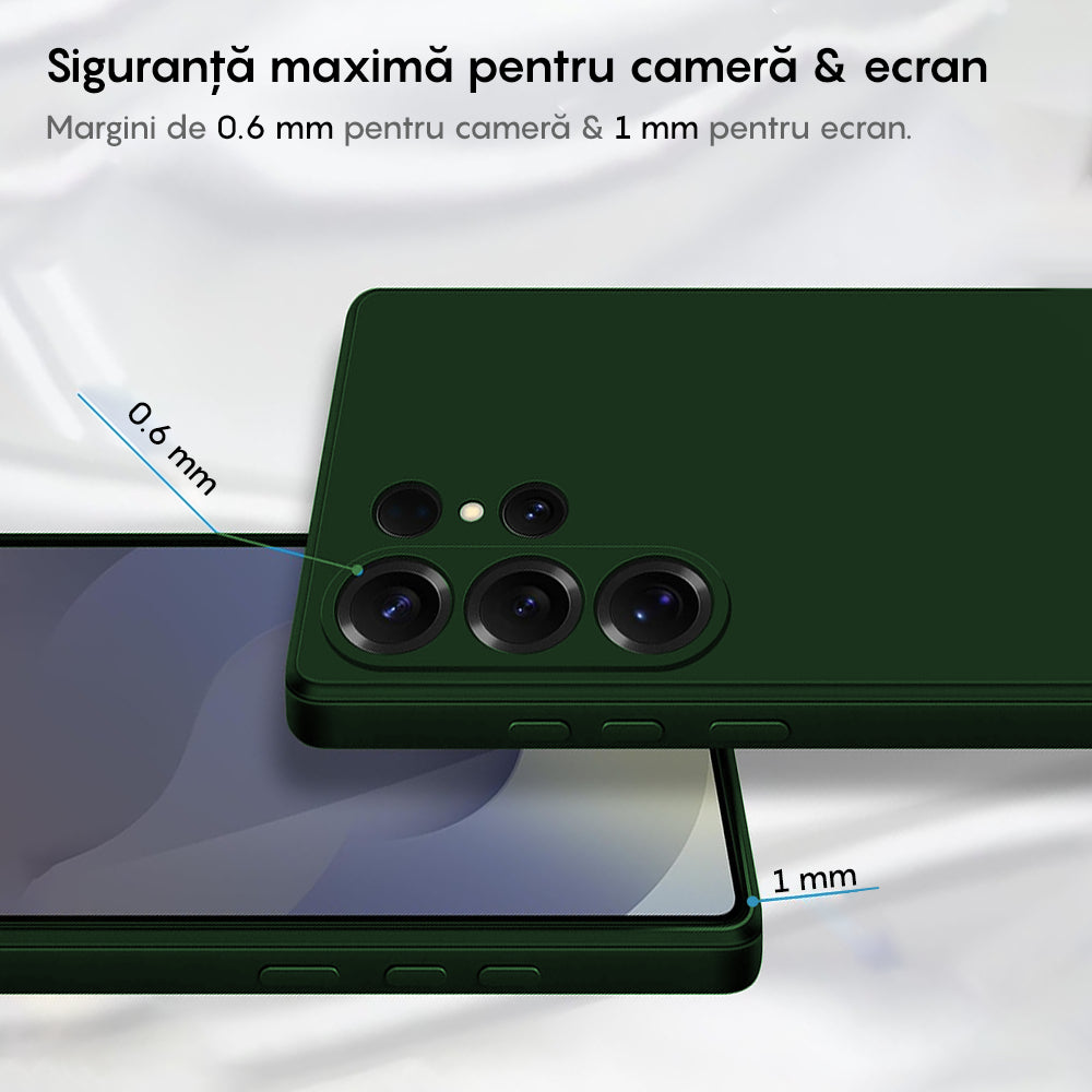 Husa Soft Silicone - Samsung Galaxy S25 Ultra - Webster Green
