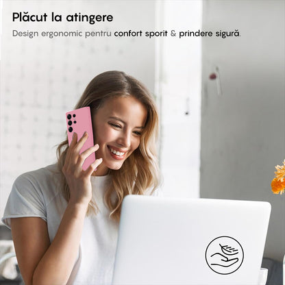 Husa Soft Silicone - Samsung Galaxy S25 Ultra - Roz