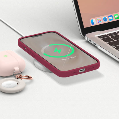Husa Soft Silicone - iPhone 13 Mini - Burgundy