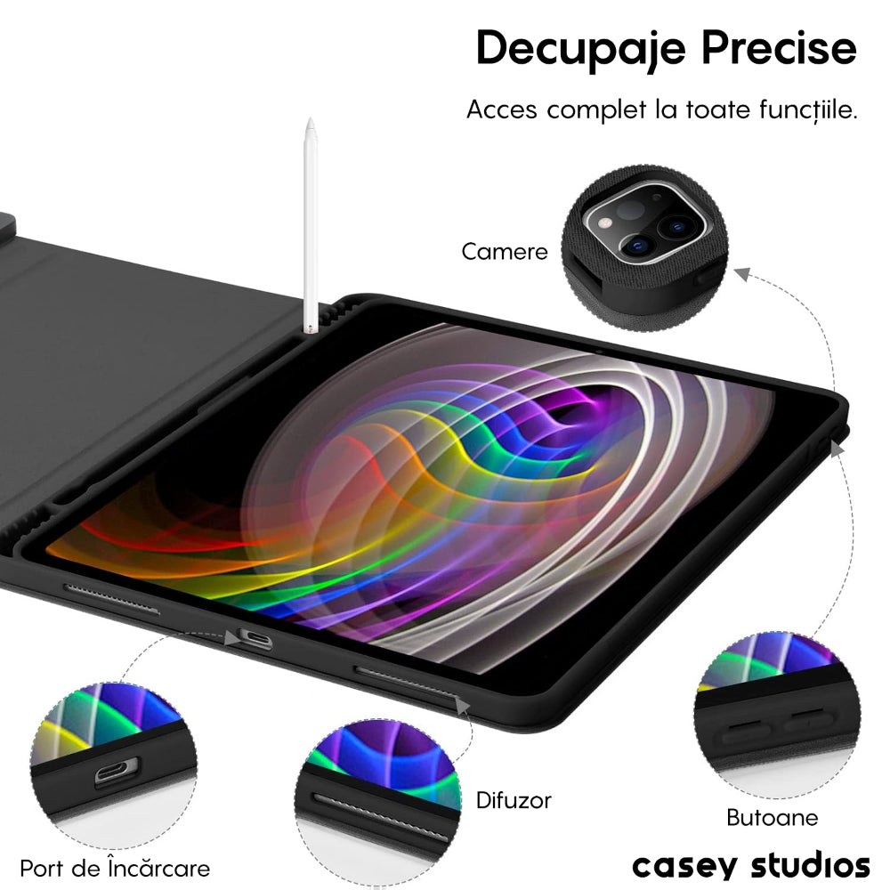 Husa MagneticK - iPad Pro 9.7"/Air 2/1 9.7" - Negru