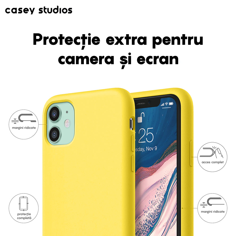 Husa Soft Silicone - iPhone 11 - Yellow