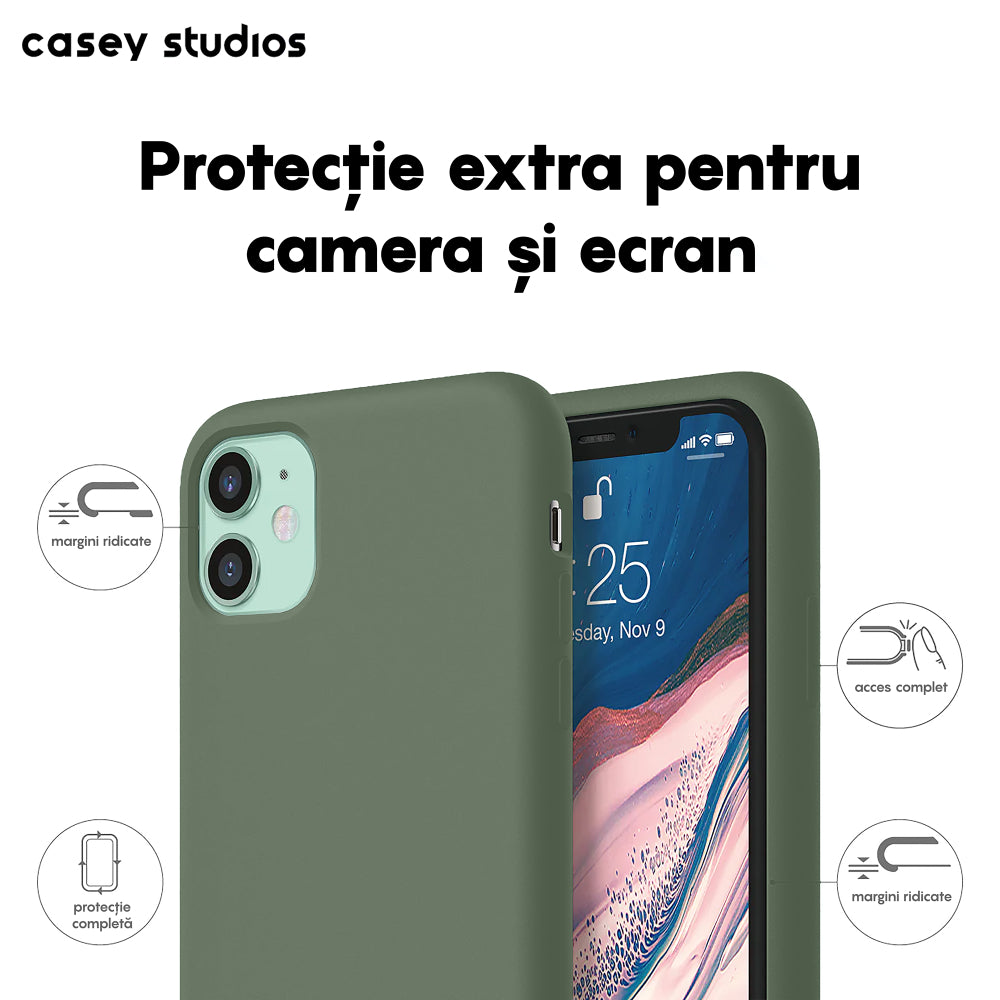 Husa Soft Silicone - iPhone 11 - Webster Green