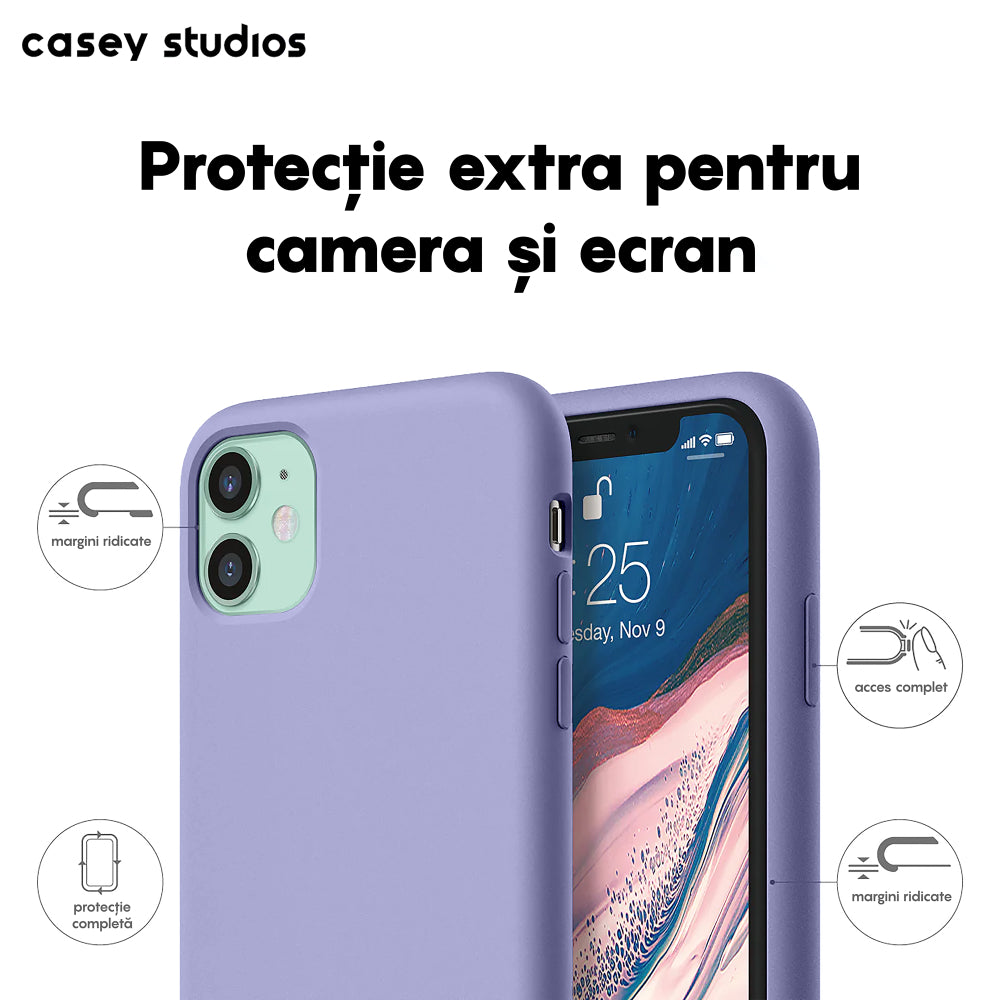 Husa Soft Silicone - iPhone 11 - Light Lilac