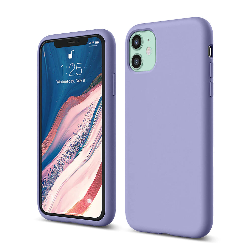 Husa Soft Silicone - iPhone 11 - Light Lilac