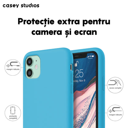 Husa Soft Silicone - iPhone 11 - Cadet Blue