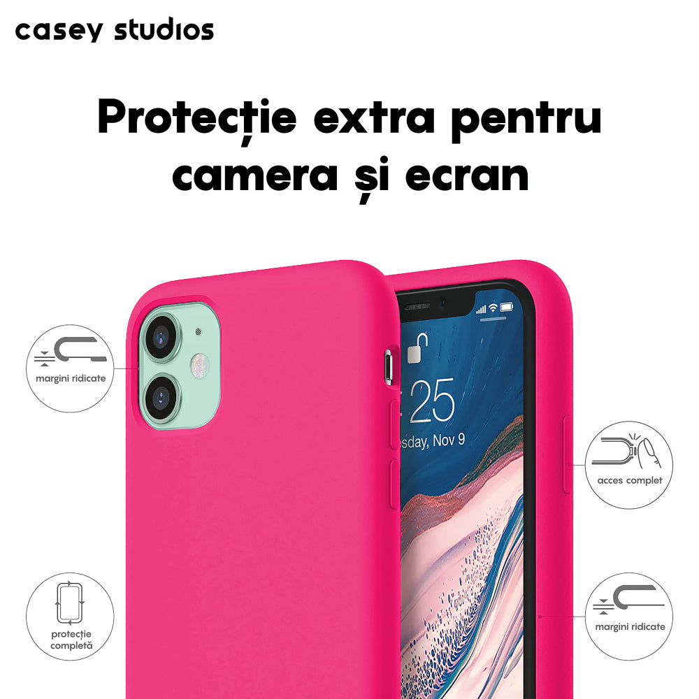 Husa Soft Silicone - iPhone 11 - Fuchsia
