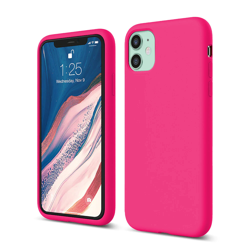 Husa Soft Silicone - iPhone 11 - Fuchsia