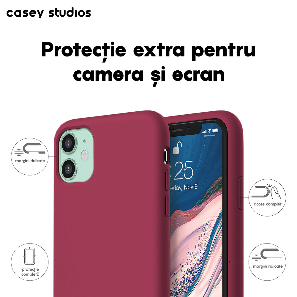 Husa Soft Silicone - iPhone 11 - Burgundy