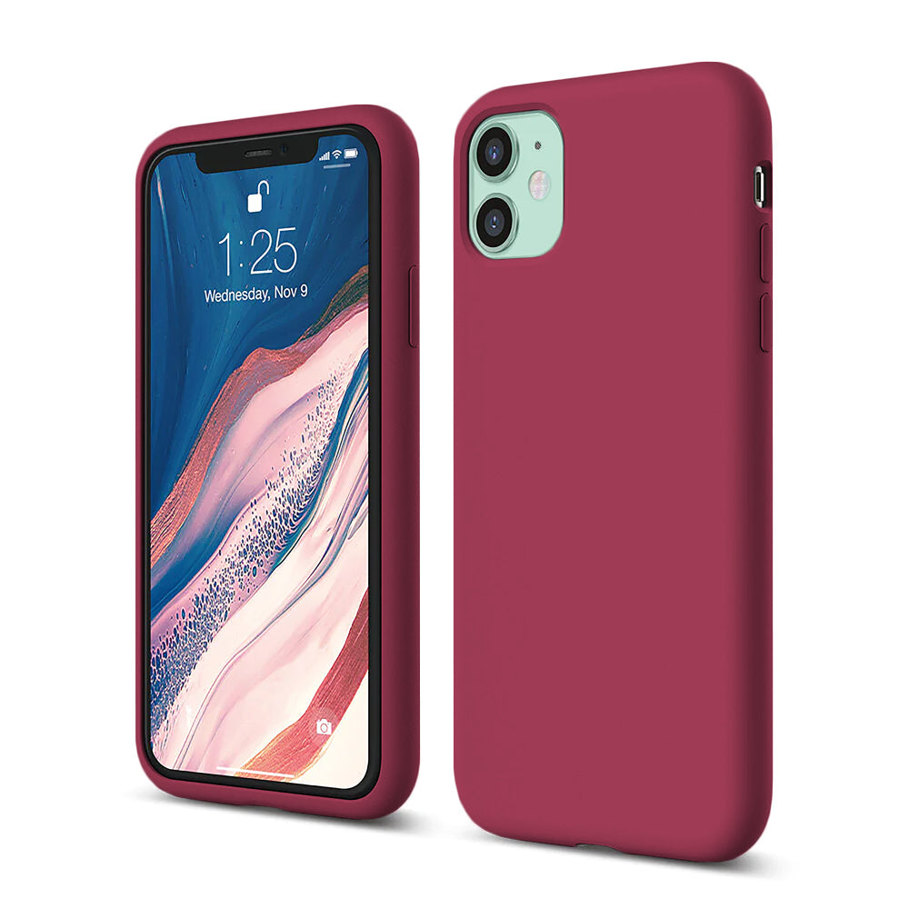 Husa Soft Silicone - iPhone 11 - Burgundy